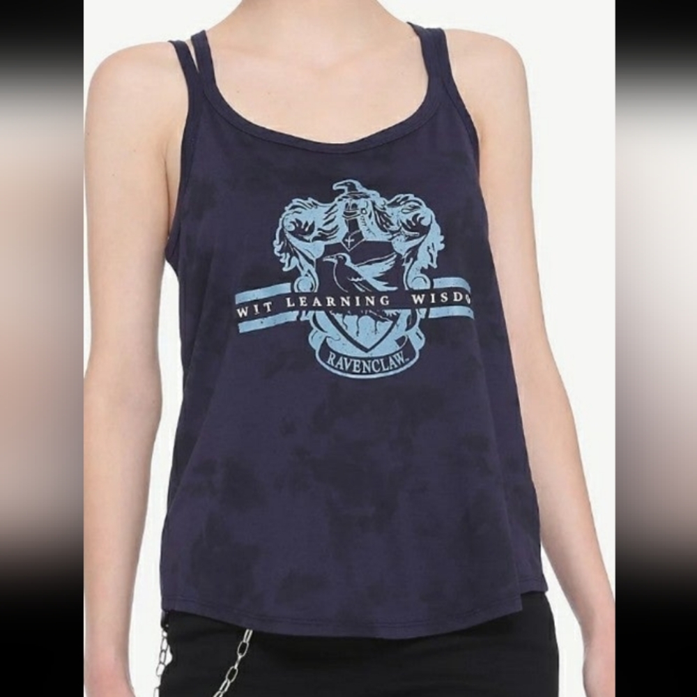 NEW! Ravenclaw Tie-Dye Strappy Tank Top / size: women's XL ♡